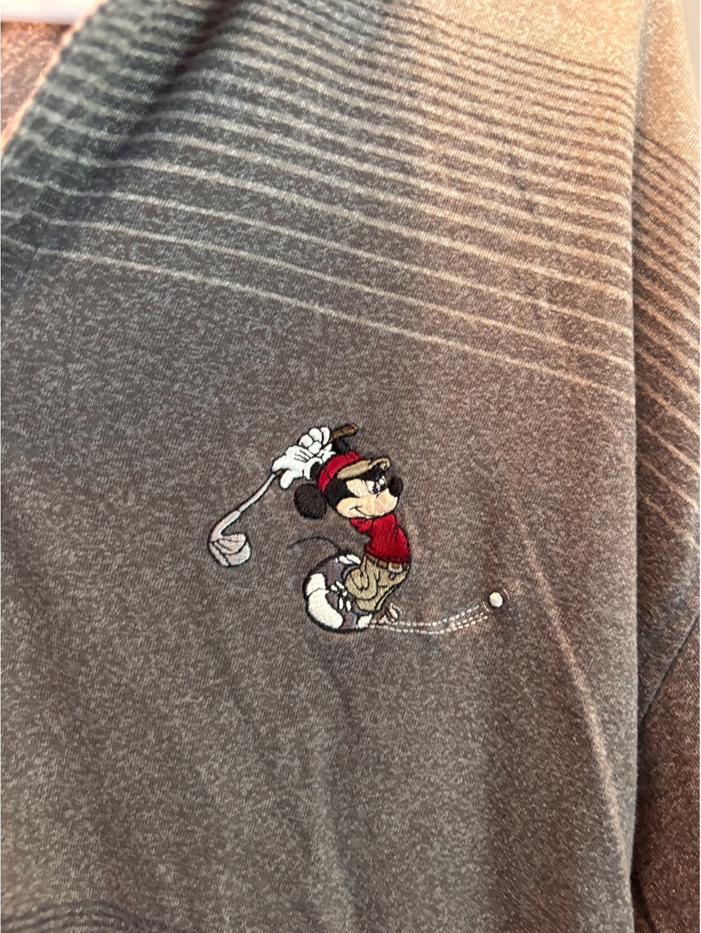 Disney Golf Collection Mickey Mouse Embroidered Polo Shirt